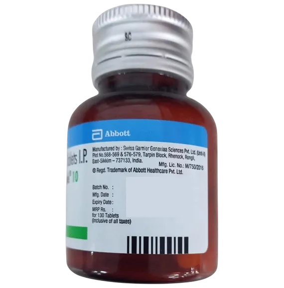 neo mercazole 10mg tablet 130's